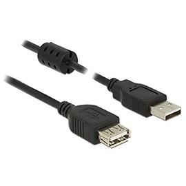 DeLOCK VerlÃ ¤ ngerungskabel USB 2.0 Type A Male to USB 2.0 Type A Female 1 m Black