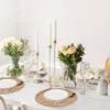 Woven Placemats, 6PCS Rattan Placemats, 30cm Handmade Weave Placemat, Natural