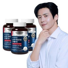 NutriDay 뉴트리디데이 프리미엄 슈퍼 피쉬오일 오메가3 3병 18개월분 총540캡슐 Nutriday Premium Super Fish Oil Omega-3, 3 Bottles, 18 Months Supply, Total 540 Capsules