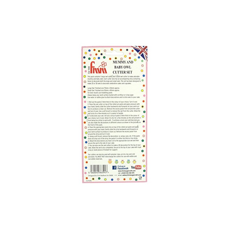 Mummy & Baby Owl Cutter Set