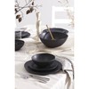 Oneida Black Ridge Piece Dinnerware Set, 12 Count, Dorm Room