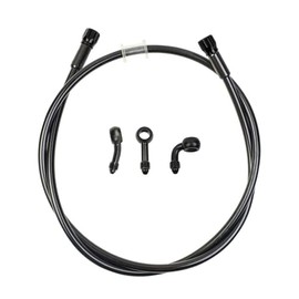 Universal Motorcycle Hydraulic Brake Oil Hose CNC Craft Available in 400 mm to 2400 mm M10 Mounting Hole Rotating Fittings for Scooters Motorcycles ATV Off-Road Vehicles (600 mm)