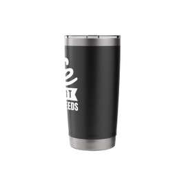 Fun Healthy Food Life Is Short Eat Chia Seeds Food Lover Stainless Steel Insulated Tumbler