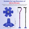 supregear Cane Tip - Self Standing 6 Prong Support Rubber