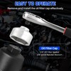 DASBET 5PCS Oil Filter Cap Wrench Socket Set 3/8" Drive