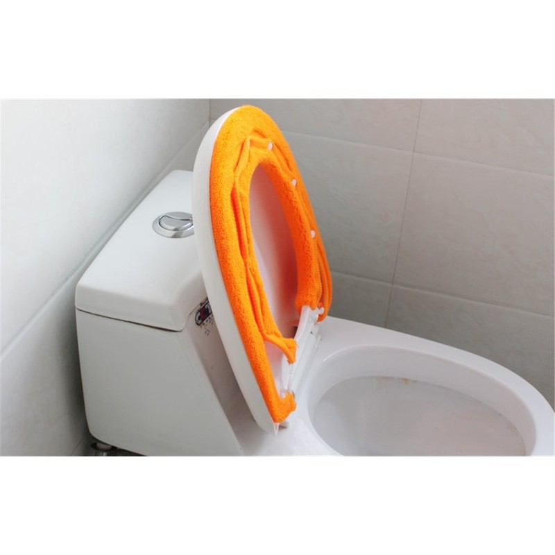 Vimeet Warmer Washable Toilet Seat Pad Bathroom Toilet Seat Covers