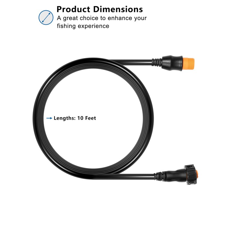 Replacement for Garmin 010-11617-32 Extension Cable 12-Pin, Compatible with 12-Pin