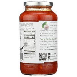 Dave's Gourmet Pasta Sauce, Organic Roasted Garlic and Sweet Basil, 25.5 oz
