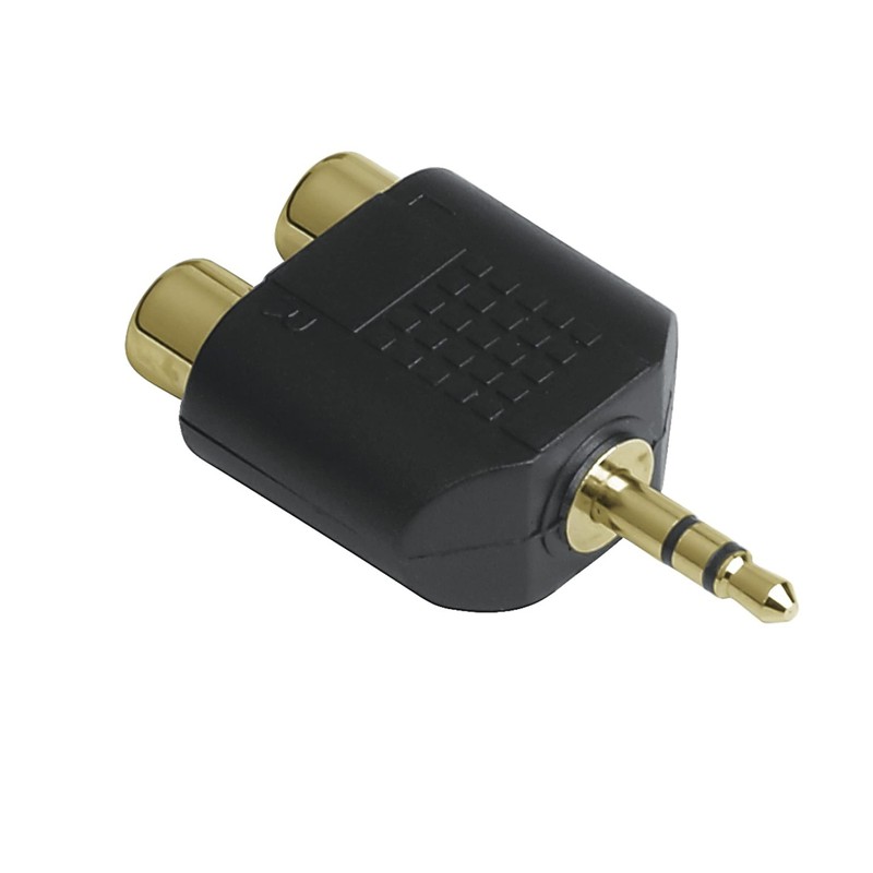 3 x Mini Jack Plug 3.5mm to 2x RCA Female