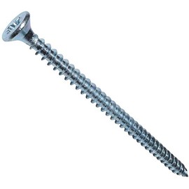 AERZETIX - C44802-100-Set - Wood Screws - Diameter 3.5 x 60 mm - Galvanised Steel - Countersunk Head - Pozidriv Cross Recess - Colour Silver