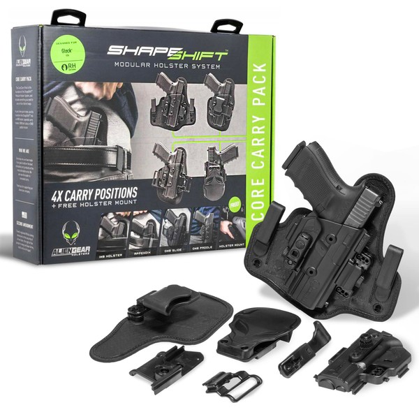 Alien Gear ShapeShift 4 in 1 Holster - IWB, Appendix,