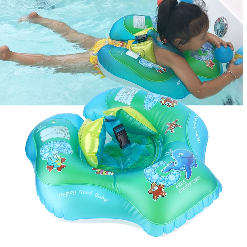 Baby Swimming Ring PVC Cartoon Inflatable Swim Float Children Anti