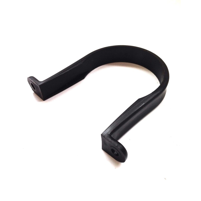 Solvent Black 50mm (56mm) Waste Pipe Clip - Pack of