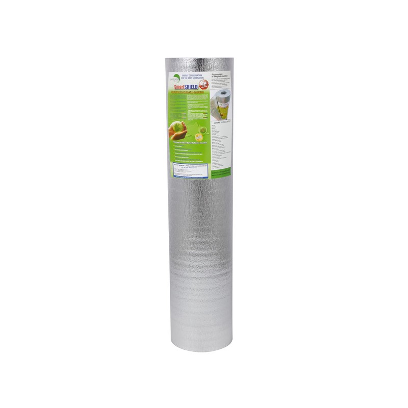 INSULATION MARKETPLACE SmartSHIELD -3mm 48inx10ft ReflectiveINSULATION roll, Foam Core Radiant