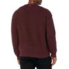 GUESS Men's Long Sleeve 2 Tone Waffle Brendon Sweater, Jet