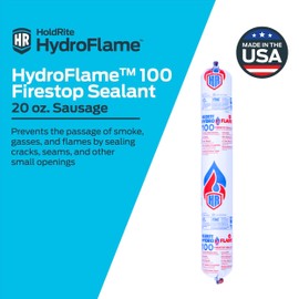 HoldRite HydroFlame 100 Firestop Sealant, 20.2 Ounces, Elastomeric Water Based, HF100-20S
