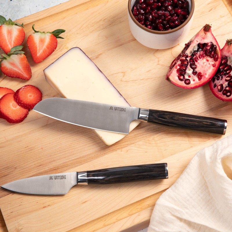 Yatoshi 9 Piece Block Set - Pro Kitchen Knife Set