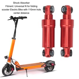 Amortiguador de 750 libras, tipo universal, amortiguador de suspensión trasera para bicicleta eléctrica, reemplazo ideal para scooters plegables, distancia entre centros de orificios de 110 mm