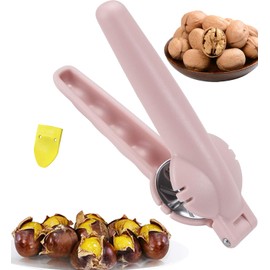 Chestnut Cutter Chestnut Opener Cutter Chestnut Tongs Nutcracker Chestnut Opener (Pink)