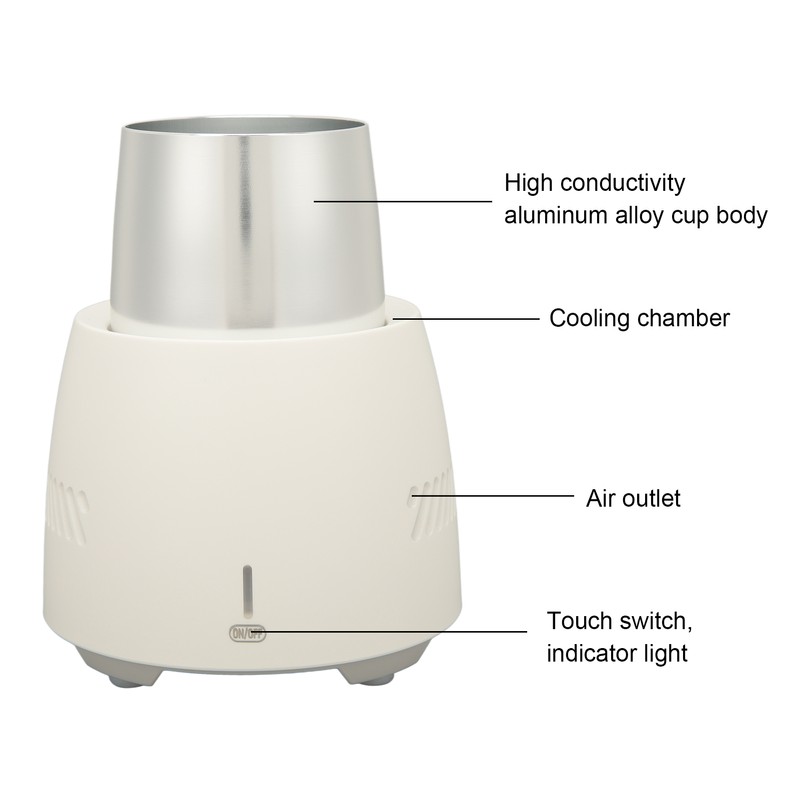 Portable Mini Cooling Cup 350ml Electric Summer Drink Cooler for