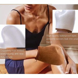 Self Tanning Mitt Applicator Mit Sunless Tanning Mitten Self Tanner Mitt Self Tan Mitt Self Tanner Mitt Tan Applicator Mitt With Thumb Soft Tanning Glove Self Tanner Gloves Tanning Self Tan Mitt