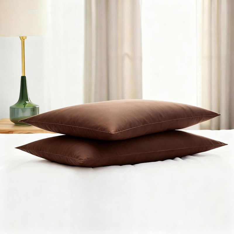 Gooeb Flat Ultra Thin Bed Pillows King Size Pillow Set