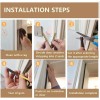 SANBREVE Tira De Sellado Puerta Insonorizante Cuña Para Puerta 6pcs