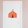 Extra Large 460mm 'Circus Tent' Permanent Sticker Decal for Cars/Windows/Bins/Walls