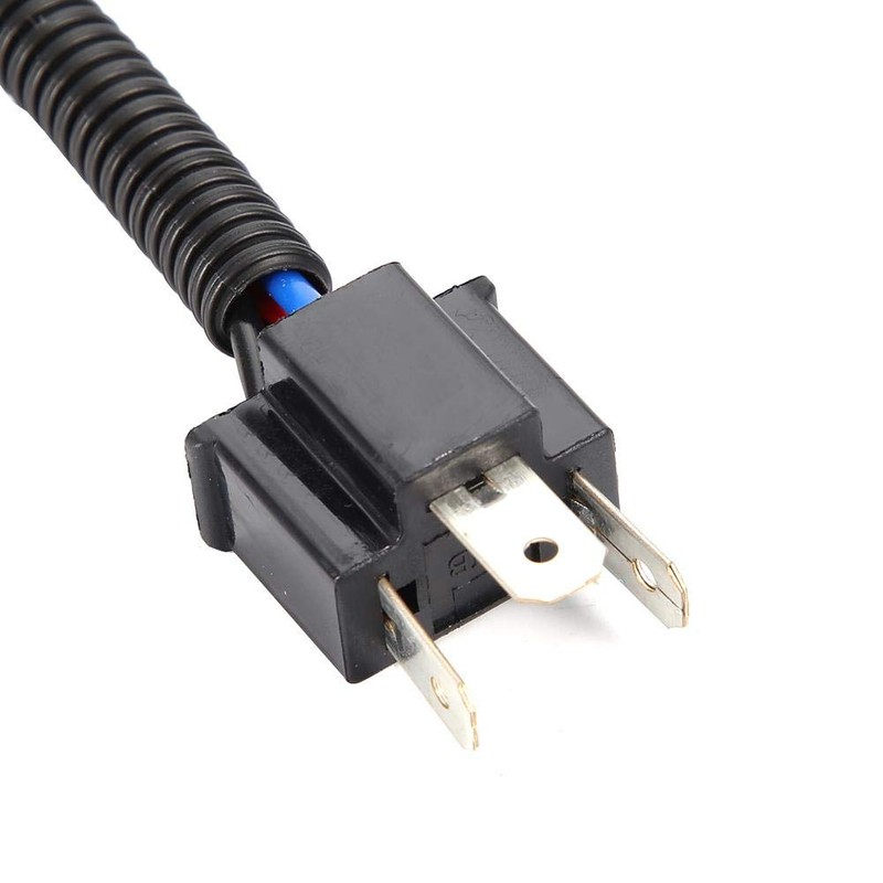 KIMISS Headlight Cable Adapter, 2 Pieces 9007 Male to H4