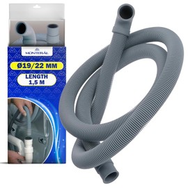Washing Machine and Dishwasher Waste Water Hose 1.5 m Diameter 19/22 mm MONTERAL