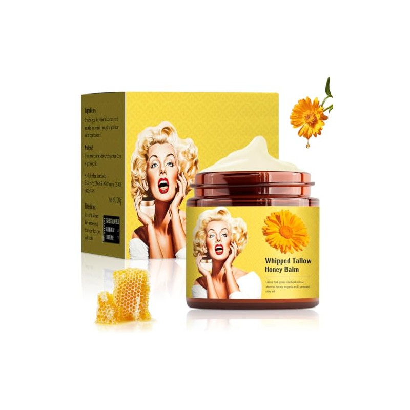 Crema Cebo Res Cara Hidratante Facial Sebo Batido Miel Rostro