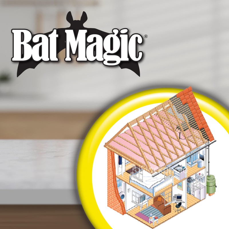 Bonide Bat Magic Bat Repellent, Pack of 4 Ready-to-Use Peppermint