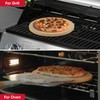 Unicook Pizza Stone for Grill Oven, 15 Inch Round Baking