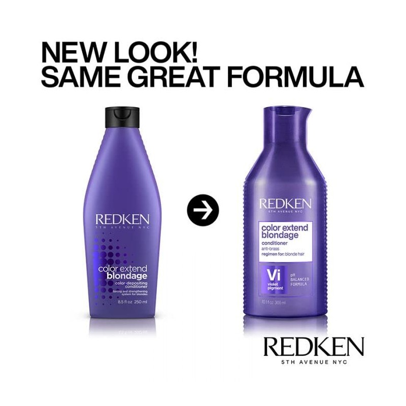 Redken Colour Extend Blondage Kit Anti-Yellow Shampoo 300 ml Conditioner