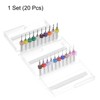 sourcing map Micro PCB Drill Bit Set, 1/8" Shank 0.1mm-2mm