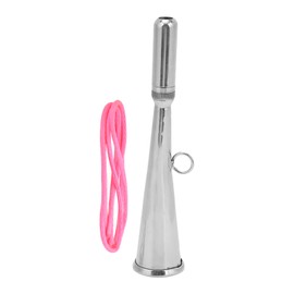 Fog Horn Removable Mouthpiece Stainless Steel Clear Sound Lightweight Portable Handheld Foghorn for Marine Boats