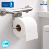 tecuro Toilet Roll Holder for Support and Grab Bars Diameter