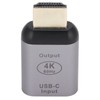 Portable Type-C HDMI Adapter - 4K@60Hz Video Converter with Aluminum