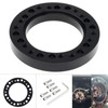 DriSentri 0.5" Steering Wheel Hub Adapter Conversion Spacer, Black Aluminium