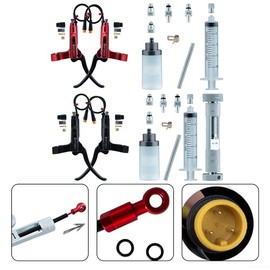 SPORTARC Electric Bicycle Brake Handle 3 Pin for E-Bike Bafang Hall Motor Hydraulic Brake 1 Pair Black Bark with 10 Tools