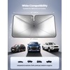Lamicall Car Windshield Sunshade Umbrella - Foldable Car Windshield Sun
