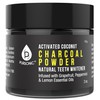 Pursonic Pursonic Teeth Whitening Charcoal Powder Natural, Infused With Grapefruit,Peppermint