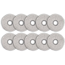 (10 Piece) T30S Mop Pads for ECOVACS DEEBOT T30 Pro Max/ T30 Pro Omni/ T30S/ T30S Combo/ X5 Pro Omni/ X2 Omni/ X2 Pro/ T20 Omni/ X1 Omni/ X1 PRO Omni/ X1 Plus/ T10 Omni/ T10 Turbo/Yeedi M12 Pro+/ X1 Turbo