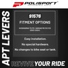 Polisport 91576 - Kit of Shatterproof Levers APT GASGAS Black