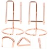 2 Piezas Soporte para Celular de Mesa Metal Resistente Compacto