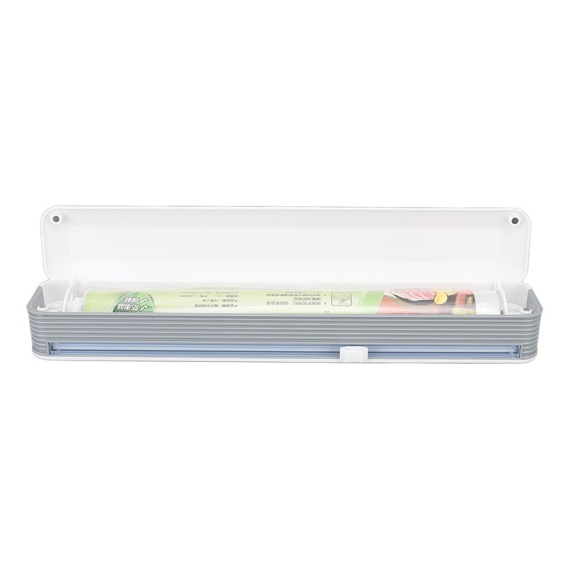 Plastic Wrap Dispenser Adjustable Refillable Wall Mounted Suction Cup Food
