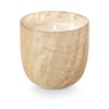 ILLUME Large Boxed Crackle Glass Candle, Winter White