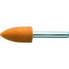 TRUSCO MO-460P Whetstone with Shaft WA Tongari-Type Diameter 0.6 x Width 1.2 x Shaft 6#60 Pack of 5