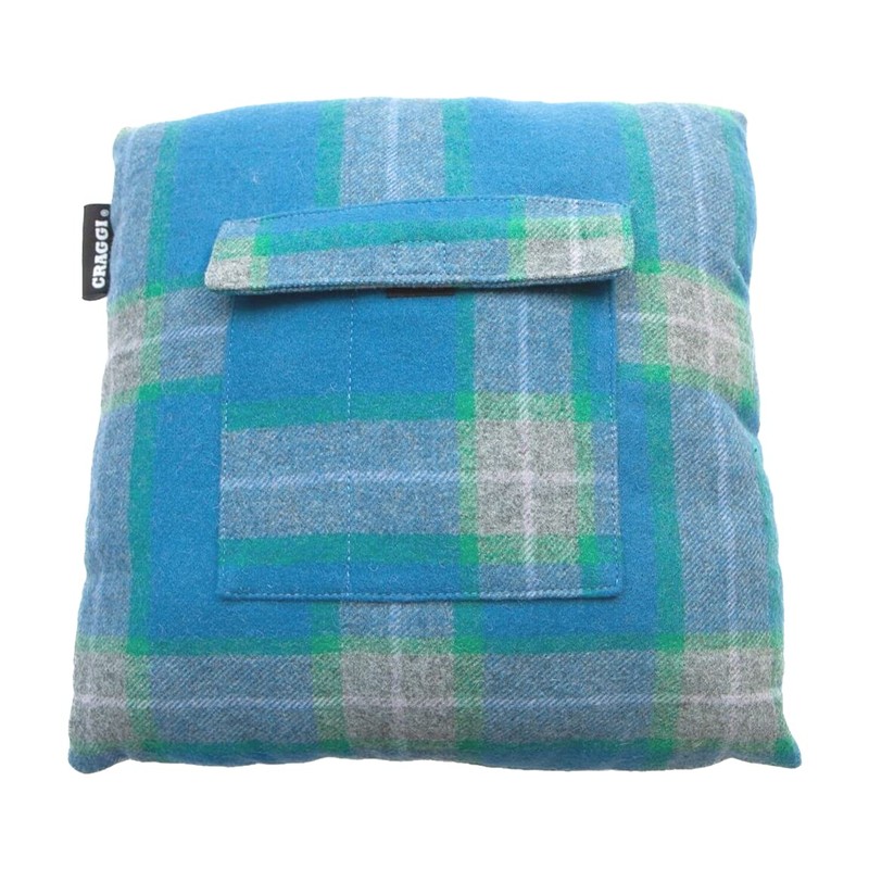 Manicure Cushion Nail Pillow CRAGGI Blue Tweed Nail Manicure Pillow