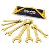 DURATECH Super-Thin Open End Wrench Set, Metric, 8-Piece, 5.5mm to